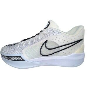 Nike Sabrina 1 Magnetic Womens 18.5 White Black Basketball Sneakers Shoes Men 17